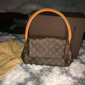 Louis Vuitton looping mini monogram canvas